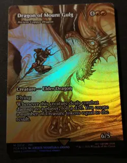 Dragon Of Mount Gulg - Foil - Borderless - FCA - MTG - EN - NM - 012 - Image 1