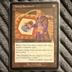 Urza's Incubator MTG Urza's Destiny 1999 Rare Regular English #142 Authentic - Image 1
