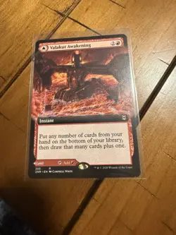Magic the Gathering Valakut Awakening Extended Art Zendikar Rising 355 NM - Image 1