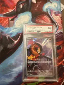 2025 POKEMON MEGA EVOLUTION PROMO EN #022 CHARCADET PHANTASMAL FLAMES ETB PSA 9 - Image 1