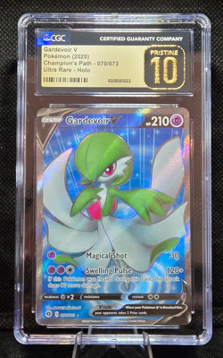 Pokemon Gardevoir V (Full Art) 70/73 Champions Path Holo CGC Pristine 10 - Image 1