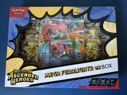 Pokemon TCG Mega Evolution: Ascended Heroes 3 Box Lot Feraligatr/Embroar Sealed - Image 2
