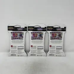 Pokemon TCG Sword & Shield Chilling Reign Sleeved Booster Pack Lot Of Three - Image 2