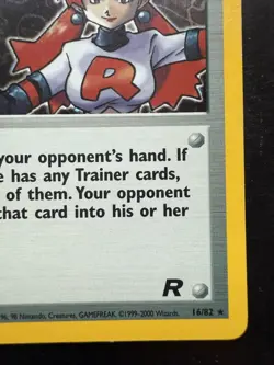 Pokemon Team Rocket Set Rocket's Sneak Attack 16/82 Rare Holo 1st Edition (LP) - Image 5