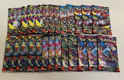 Lot Of 25 Pokemon TCG Mega Evolution+ Phantasmal Flames Booster Packs New Sealed - Image 1