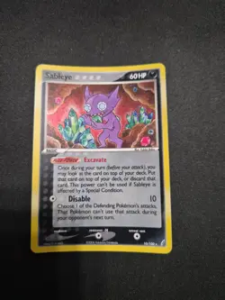 Pokemon TCG Sableye Crystal Guardians 10/100 NM - Image 1