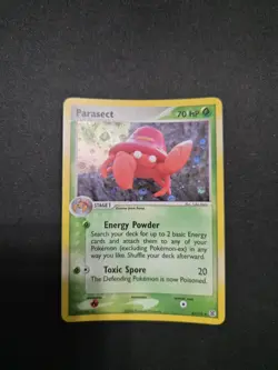 Pokemon TCG Parasect Fire Red Leaf Green 43/112 Reverse Holo NM - Image 1