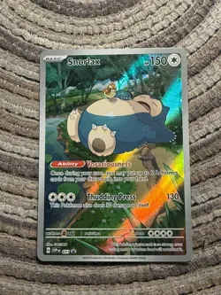 SNORLAX 051 HOLOFOIL [Full Art] - Promo - Pokemon 151 ETB Scarlet & Violet - Image 1