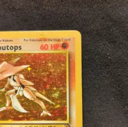Pokemon TCG Kabutops 9/62 Fossil 1999 Holo Rare Stage 2 60 HP ENG WotC - Image 4