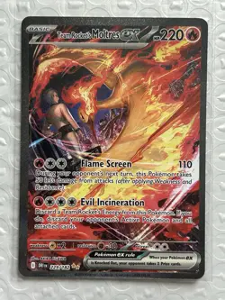 Pokemon Team Rocket's Moltres ex 229/182 SIR EN - Image 1