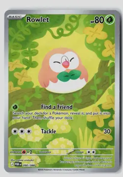 Rowlet 090/088 Holo Illustration Rare Perfect Order Pokemon NM - Image 1