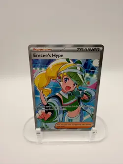 Emcee's Hype 220/182 Ultra Rare Full Art - Pokemon Destined Rivals SV10 220/182 - Image 1