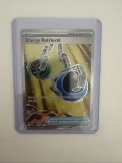 Pokemon Energy Retrieval Trainer-Item Full Art Holo CRI Chaos Rising 108/086 - Image 1