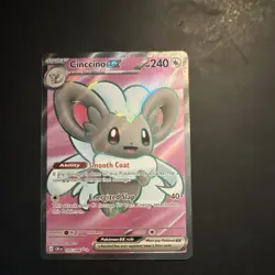 Pokemon Cinccino ex 105/086 Crown Zenith CRZ Holo Rare 240 HP English TCG - Image 1