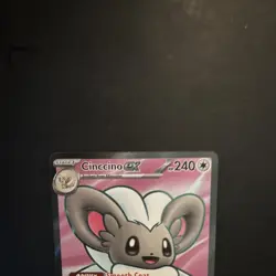 Pokemon Cinccino ex 105/086 Crown Zenith CRZ Holo Rare 240 HP English TCG - Image 2