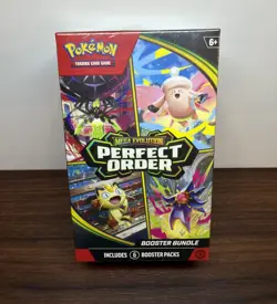 Pokemon TCG Mega Evolution Perfect Order Booster Bundle 6 Packs New Sealed 2026 - Image 1