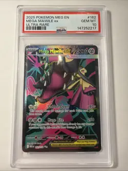 2025 Pokemon Mega Evolution Mawile ex Ultra Rare #162/132 PSA 10 GEM MINT - Image 1