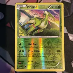 Pokemon TCG LP XY Ancient Origins Reverse Holo * Virizion 12/98 - Image 1