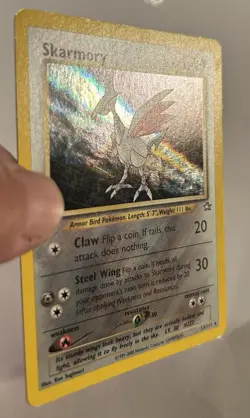 Pokemon TCG Skarmory 13/111 HOLO RARE UNLIMITED LP - Image 2