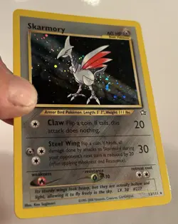 Pokemon TCG Skarmory 13/111 HOLO RARE UNLIMITED LP - Image 3