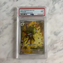2025 Pokemon BLK En Fraxture Illustration Rare PSA 9 Mint #146/086 - Image 1