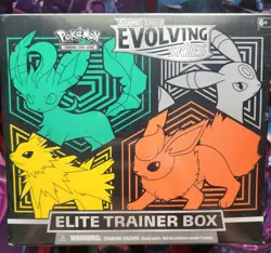 SEALED Pokemon TCG Sword & Shield Evolving Skies Elite Trainer Box English 2021 - Image 1