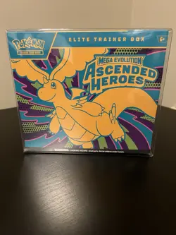Pokemon TCG Elite Trainer Box Mega Evolution Ascended Heroes ETB - Image 1