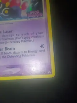 Claydol Stamped Promo EX Holon Phantoms Pokemon Holo 38/110 Mp Creased Corner - Image 4