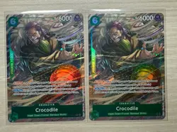 Lot Of 2: Bandai One Piece Crocodile Full Art Starter Deck Promo ST-30 010 - Image 1