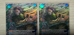 Lot Of 2: Bandai One Piece Crocodile Full Art Starter Deck Promo ST-30 010 - Image 2
