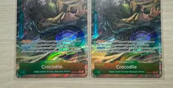 Lot Of 2: Bandai One Piece Crocodile Full Art Starter Deck Promo ST-30 010 - Image 3