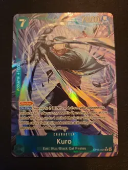 One Piece TCG Kuro OP15-025 Rare ALT ART Adventure on Kami's Island English - Image 1