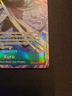 One Piece TCG Kuro OP15-025 Rare ALT ART Adventure on Kami's Island English - Image 4
