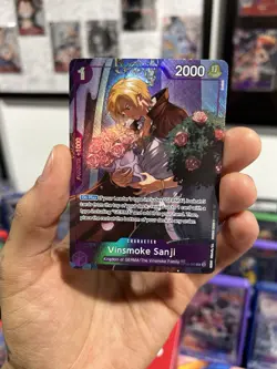 One Piece TCG Vinsmoke Sanji OP10-063 TREASURE RARE TR English Near Mint - Image 1