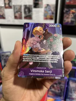 One Piece TCG Vinsmoke Sanji OP10-063 TREASURE RARE TR English Near Mint - Image 2