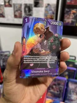 One Piece TCG Vinsmoke Sanji OP10-063 TREASURE RARE TR English Near Mint - Image 3