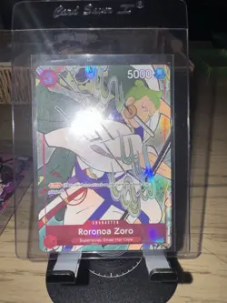 One Piece CCG Roronoa Zoro (English 1st Anniversary Set) OP01-025 Foil - Image 1