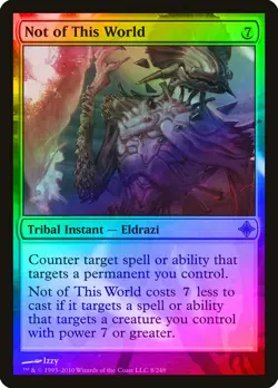 Not of This World FOIL Rise of the Eldrazi PLD Uncommon MAGIC CARD ABUGames - Image 1
