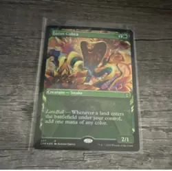 Lotus Cobra Zendikar #307 Rare Foil Green English MTG Creature Card 2009 - Image 1