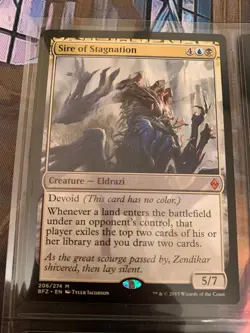 Sire of Stagnation [Battle for Zendikar] - MTG Magic Card - NM - Image 1