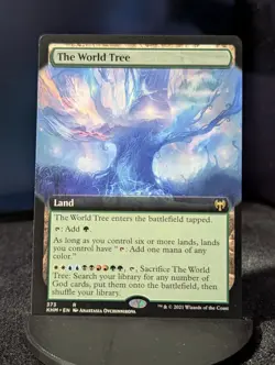 The World Tree (Extended Art) #373 Regular Kaldheim MTG NM - Image 1