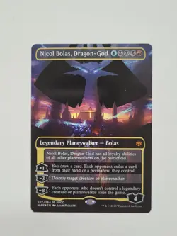2019 SDCC MTG Magic The Gathering Nicol Bolas, Dragon-God - Image 1