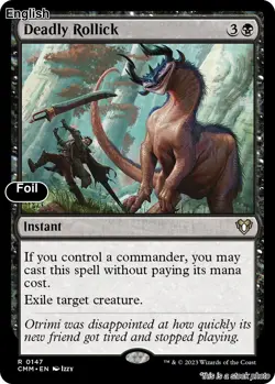 Deadly Rollick EN [CMM - 147] - NM [Foil] TCG MTG - Image 1