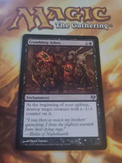 MTG Crumbling Ashes - Eventide - Magic the Gathering - NM - Image 1