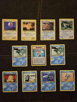 NM 11 Misty & Lt Surge Cards 2000 Gym Challenge Pokemon TCG Cards. All Near Mint - Image 1