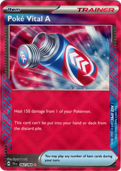 Poke Vital A - 062/064 - Ace SPEC - Pokemon Shrouded Fable - Image 1