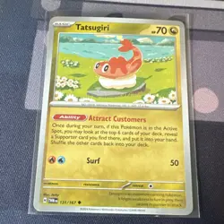 The Pokemon Company Tatsugiri 131/167 Sv06: Twilight Masquerade Holo Basic HP70 - Image 1