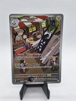 Pokemon Archaludon Illustration Rare Full Art Holo 155/142 Sv07: Stellar Crown - Image 1