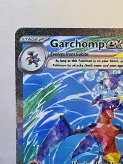 Garchomp ex 245/182 SV04: Paradox Rift Special Illustration Rare Pokemon Card - Image 2