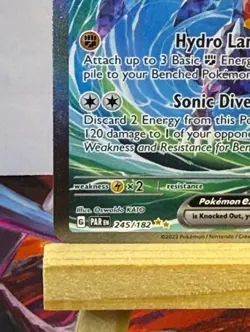 Garchomp ex 245/182 SV04: Paradox Rift Special Illustration Rare Pokemon Card - Image 5
